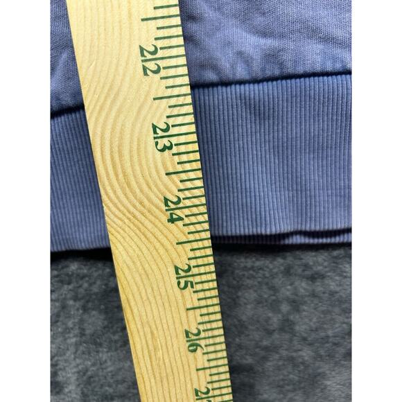 Calvin Klein Jeans Size Large Blue White Logo Long Sleeve Womens Sweater - Picture 4 of 5